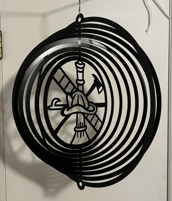Fire Department scramble wind spinner