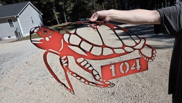 Sea Turtle with house number or name