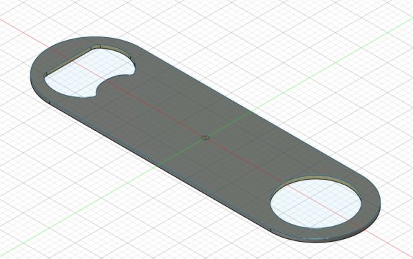 Bartender style bottle opener